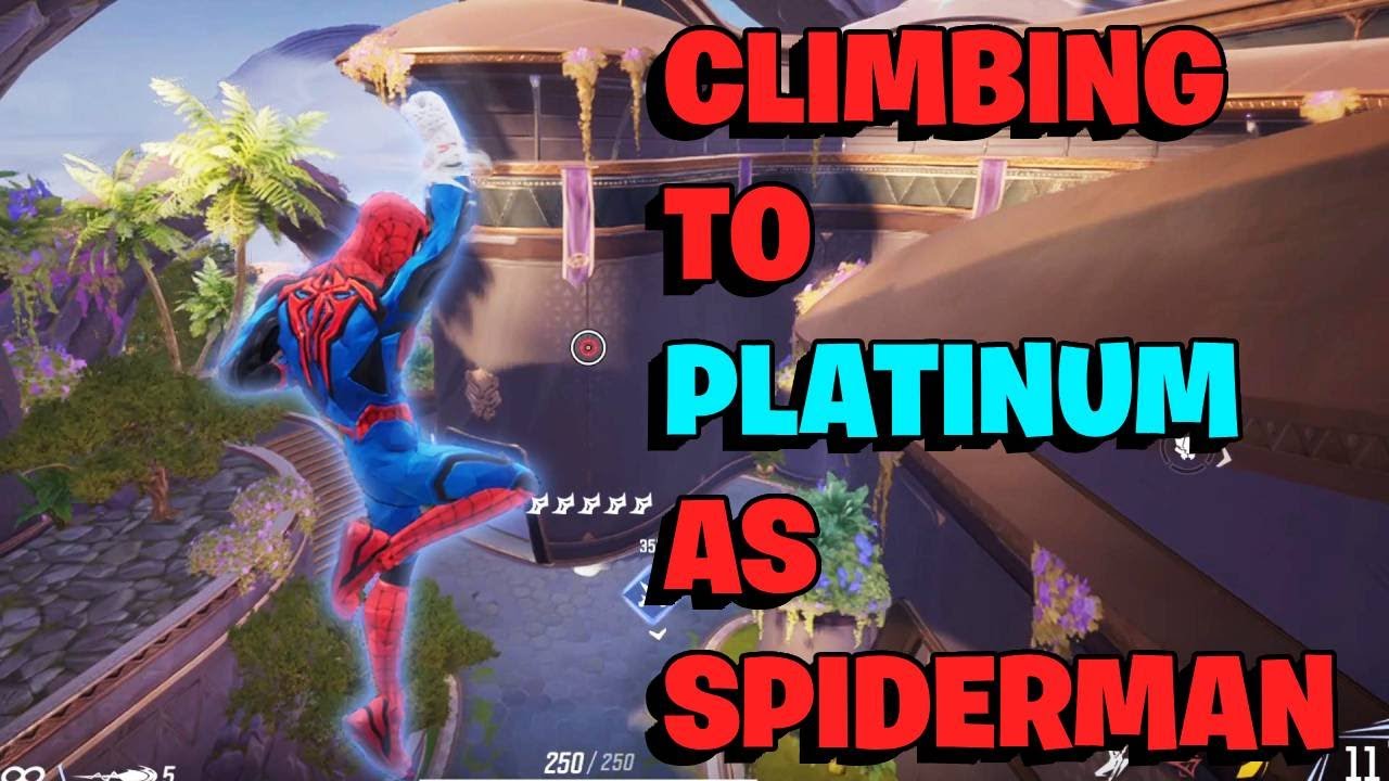 REACHING PLATINUM IN 1 HOUR AS SPIDERMAN (Marvel Rivals) | BEST SETTINGS!