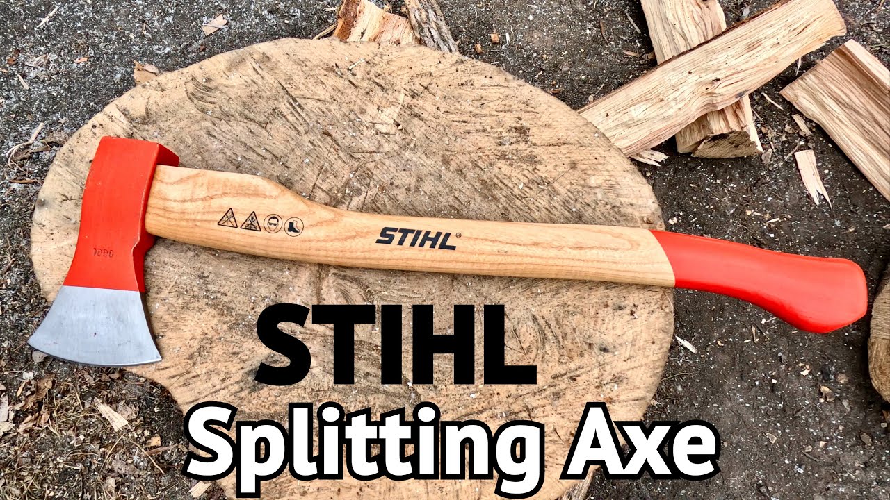 Stihl Woodcutter Universal Forestry Axe, 2.2lb- Sharpening & Testing!