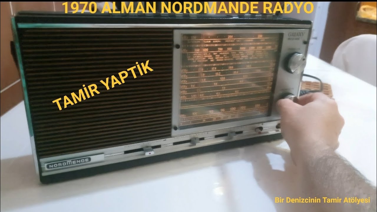 Nordmande Galaxy alman radyosu #antikapazarı #bitpazarı #antika #repairs #tamir 