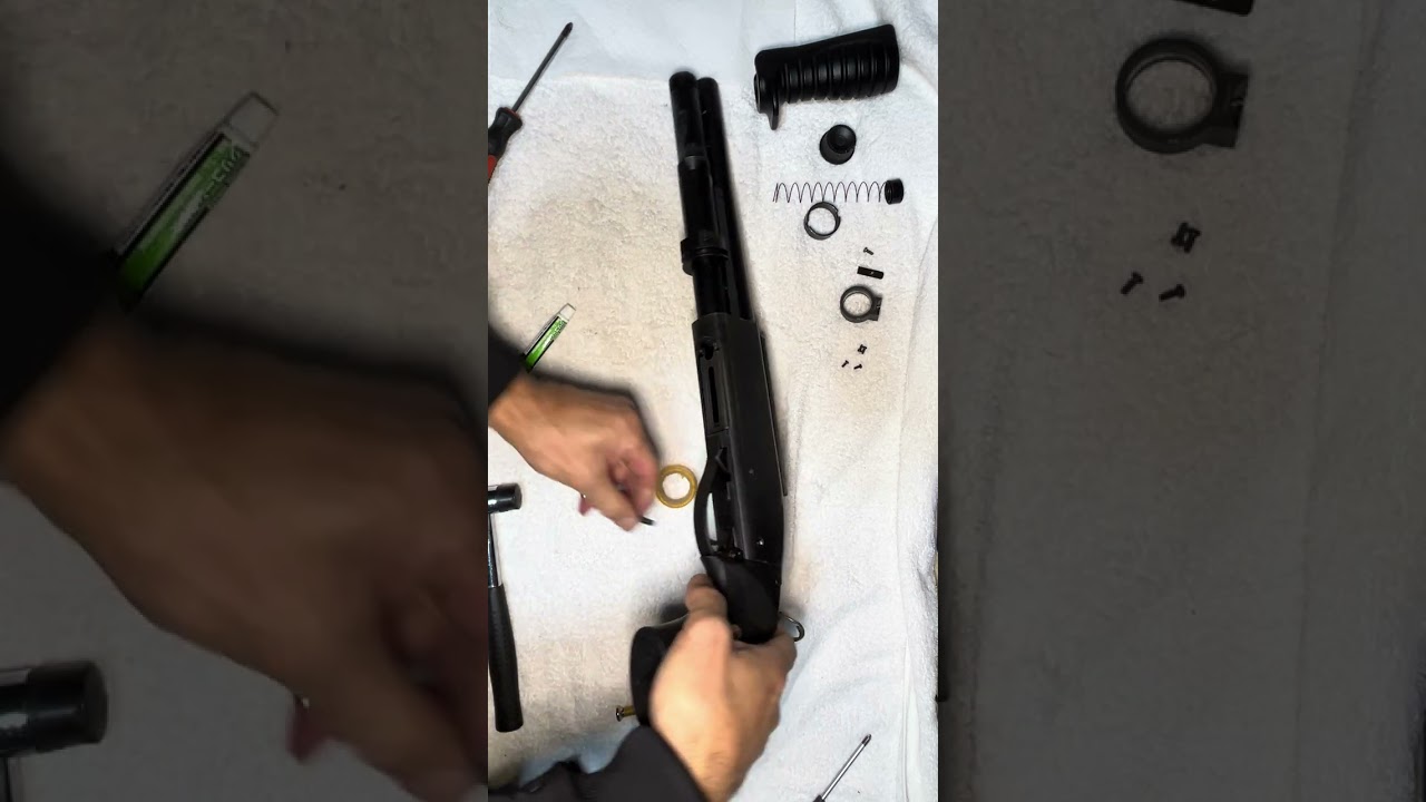 マルイ製m870 ブリーチャー分解動画その1