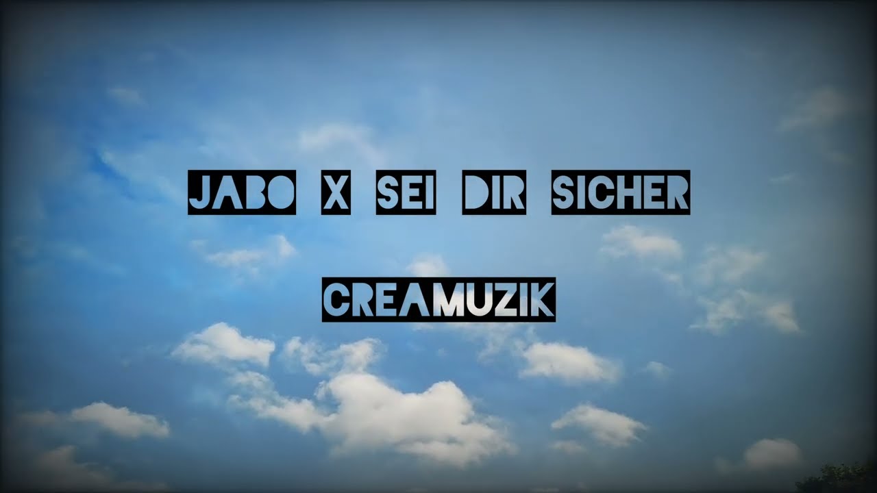 Jabo - Sei Dir Sicher (Beat prod. by Timo Krämer)