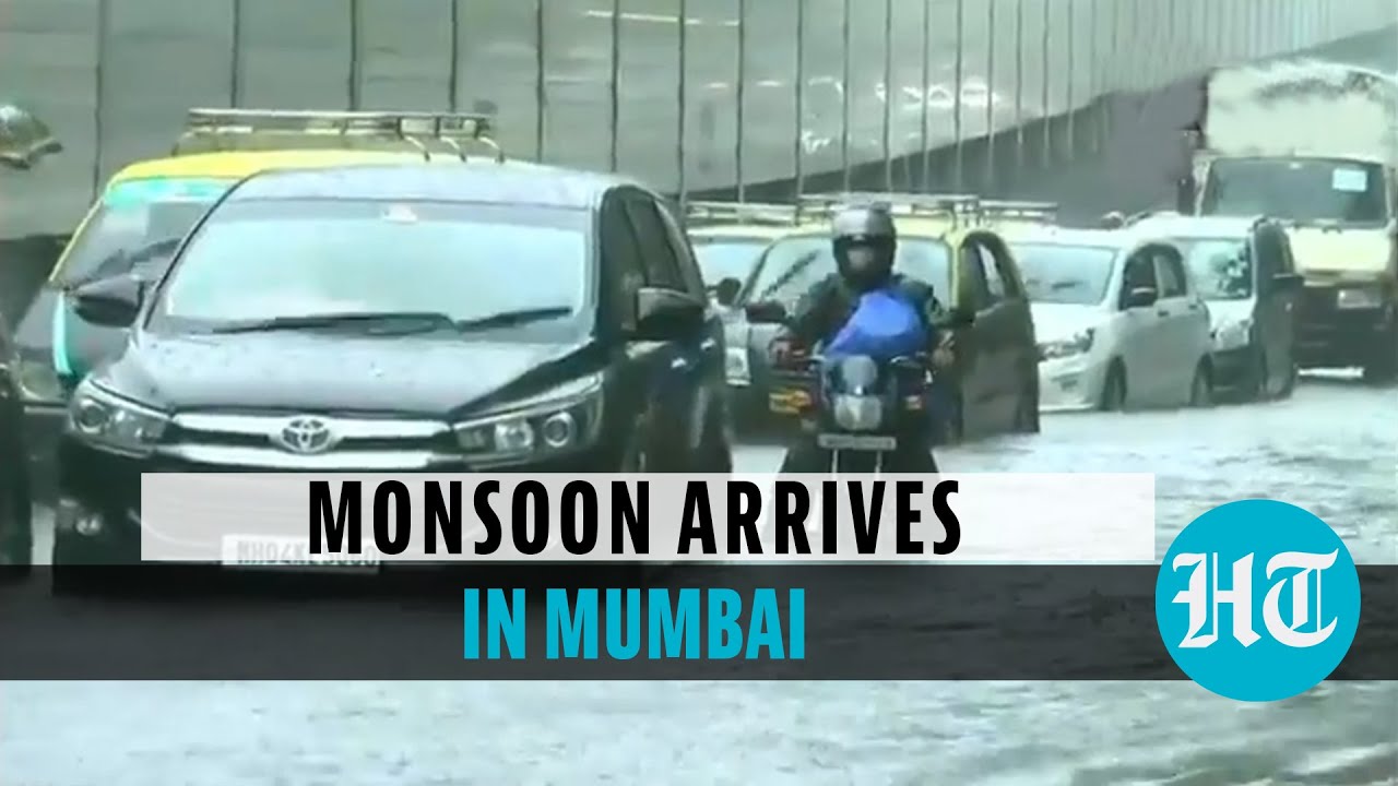 Mumbai: Water-logging after heavy rain, train services hit as monsoon arrives