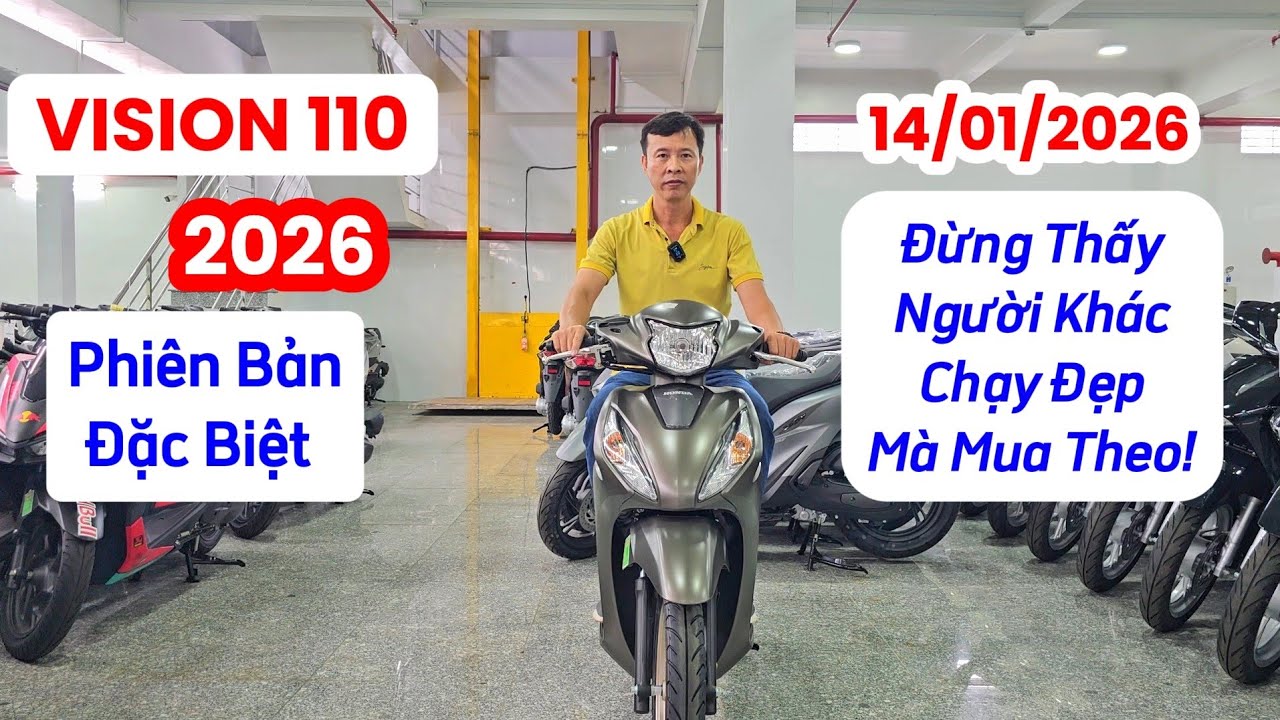 VISION 2026 Đặc Biệt: mua xe đừng vì ĐẸP mà nên vì THỰC DỤNG. Khải Phạm #vision #110 #2026 #xe #ship