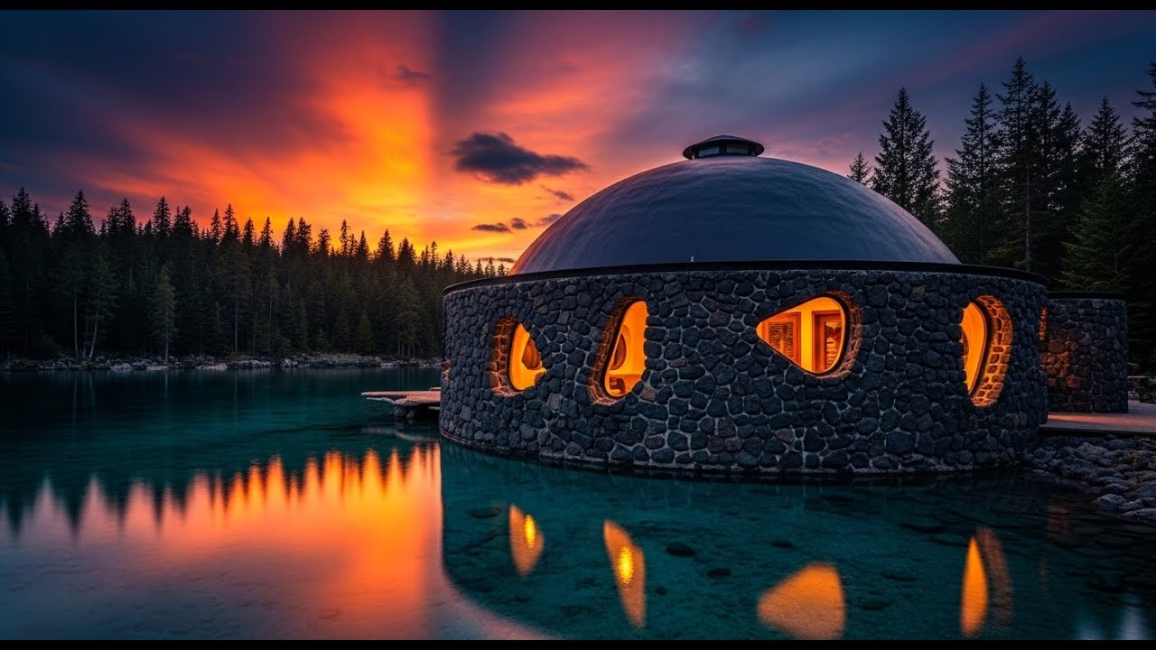 Rustic Stone Dome House Design | Organic Architecture & Nature Retreat