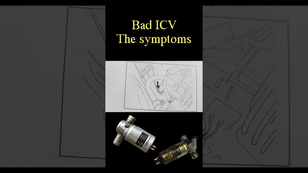 The symptoms of a bad idle control valve