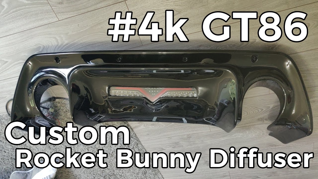 4k GT86 Custom Rocket Bunny Diffuser