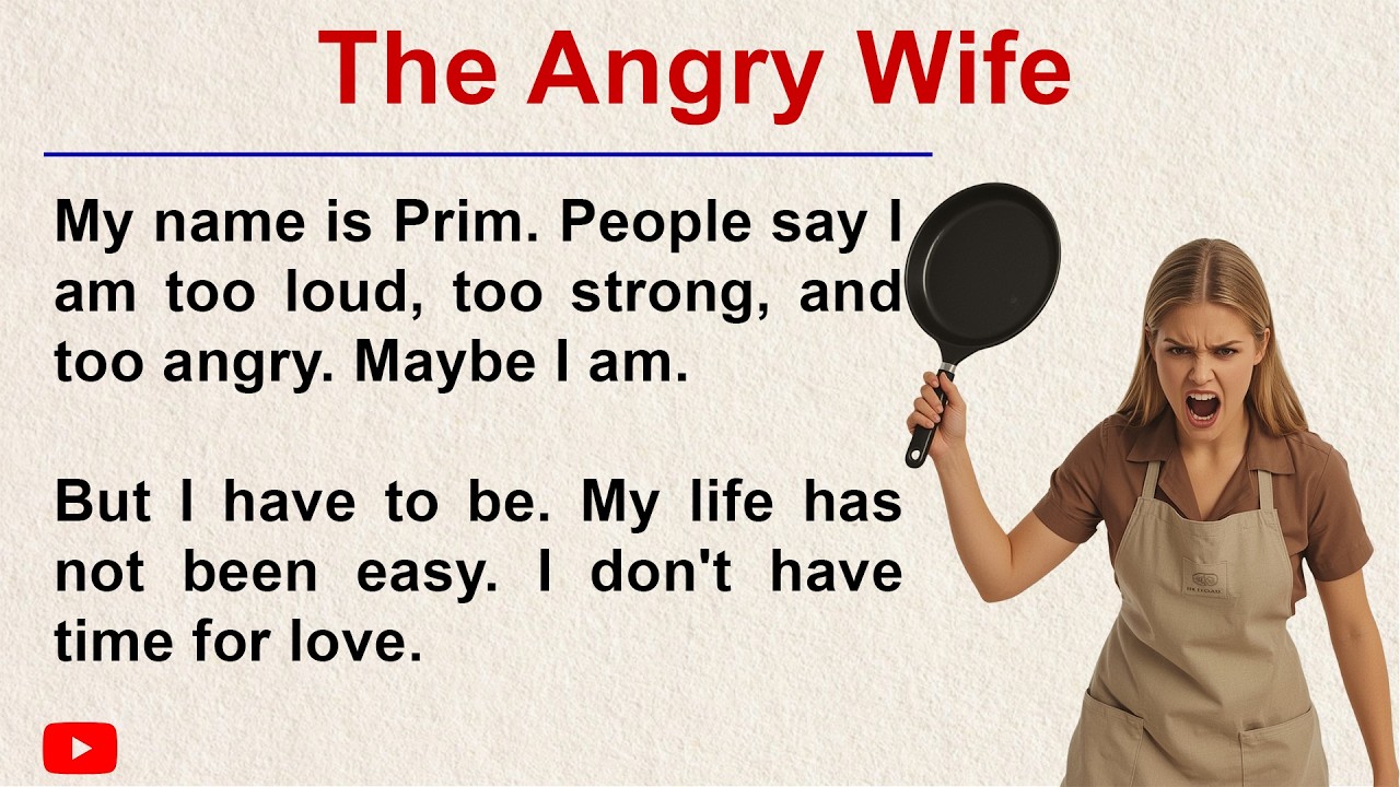 He Married the Angry Wife ✅ Emotional English Story for Listening (A1_A2 Level) ✅