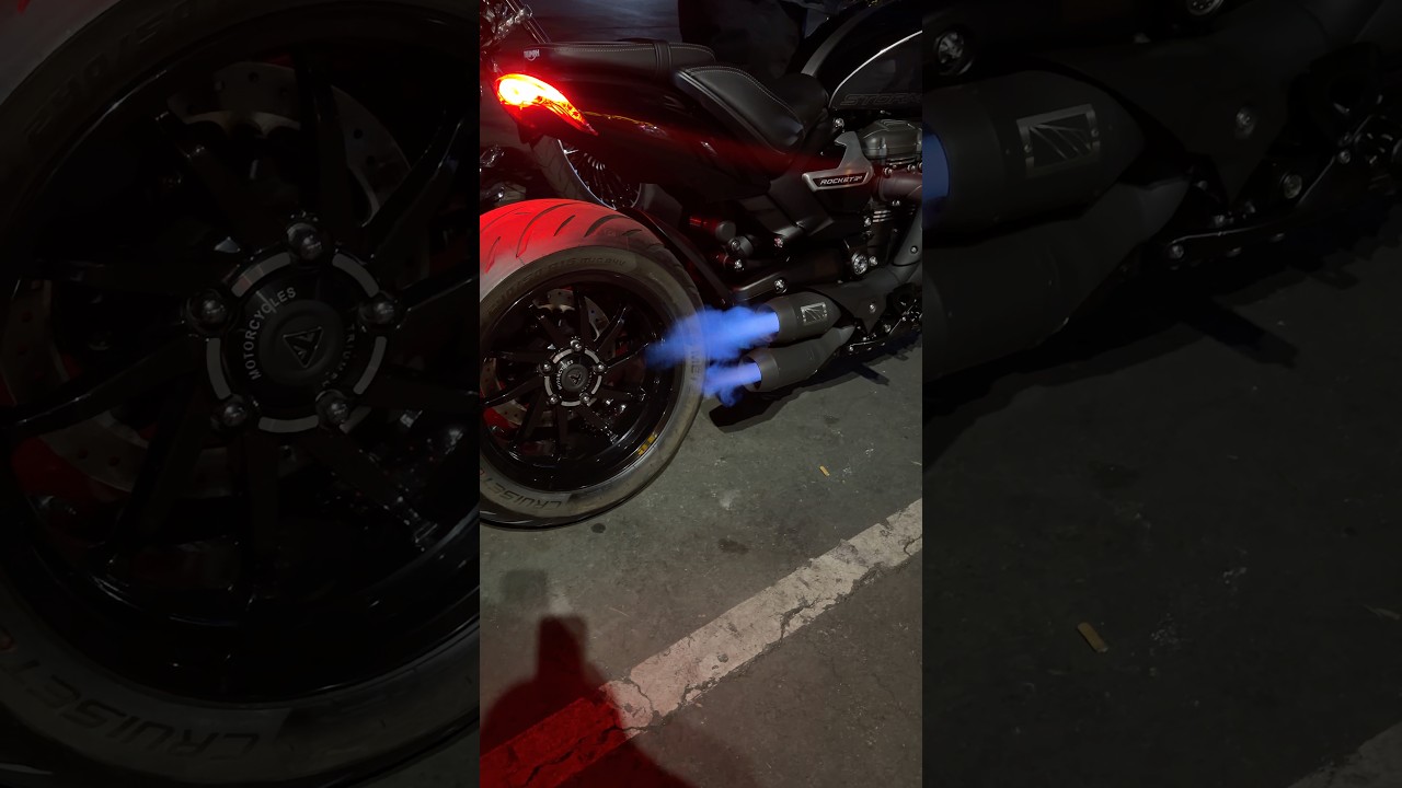 Triumph Rocket 3 Storm R — BT Moto Stage 1+ ECU Flash & Competition Werkes Exhaust 🔥