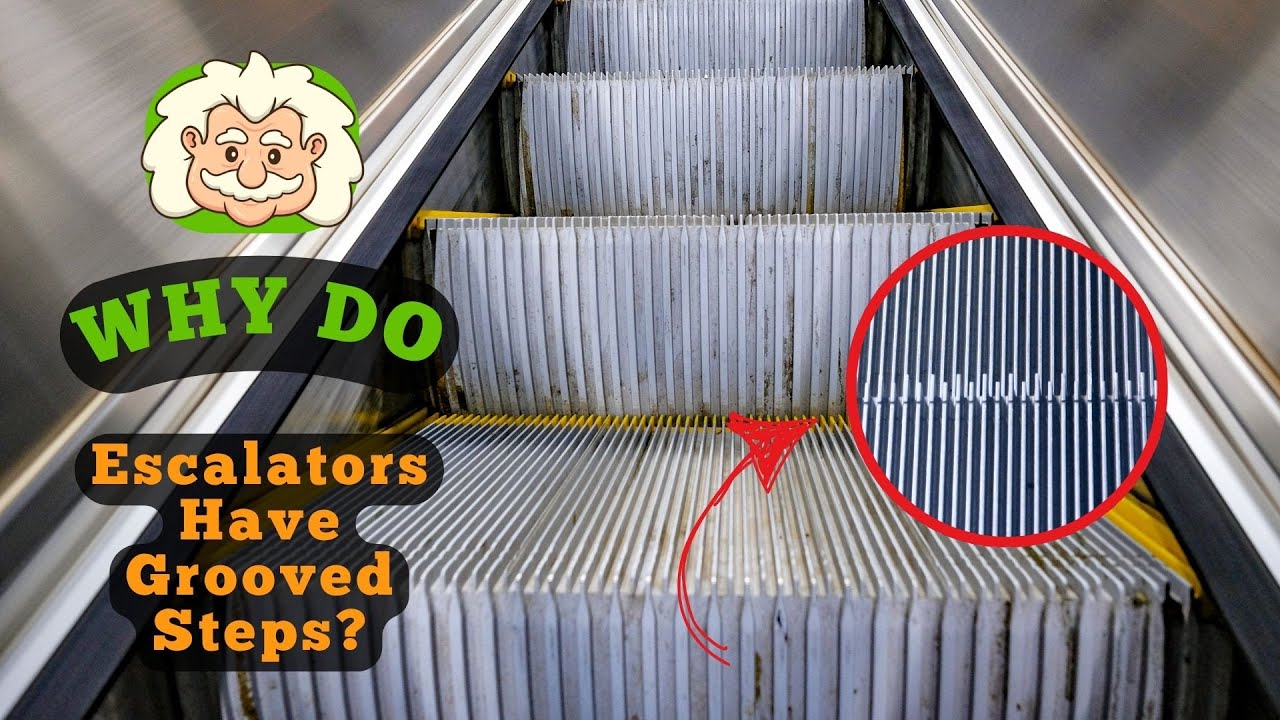 Why Do Escalators Have Grooved Steps?
