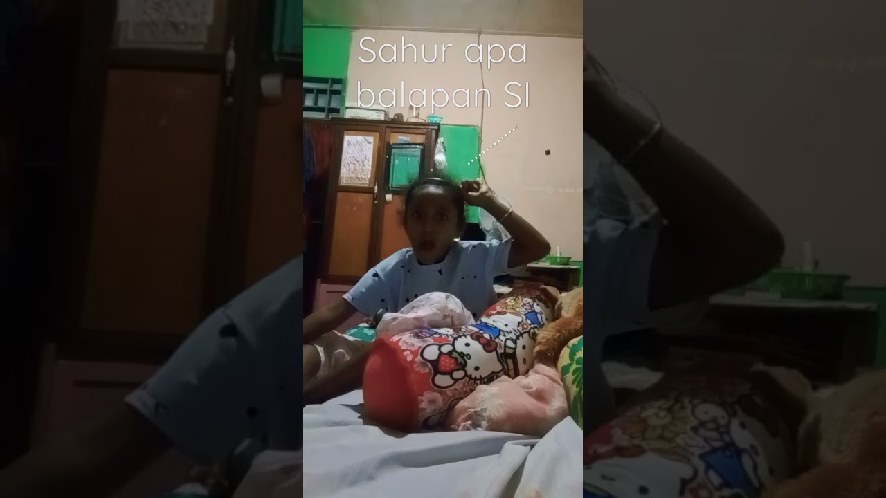 Lah Siyapa yang balapan Eeeeehh SahuR 😂😂