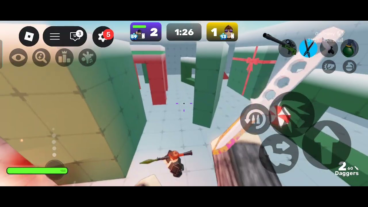 1v1 cu fratele meu pe RIVALS 