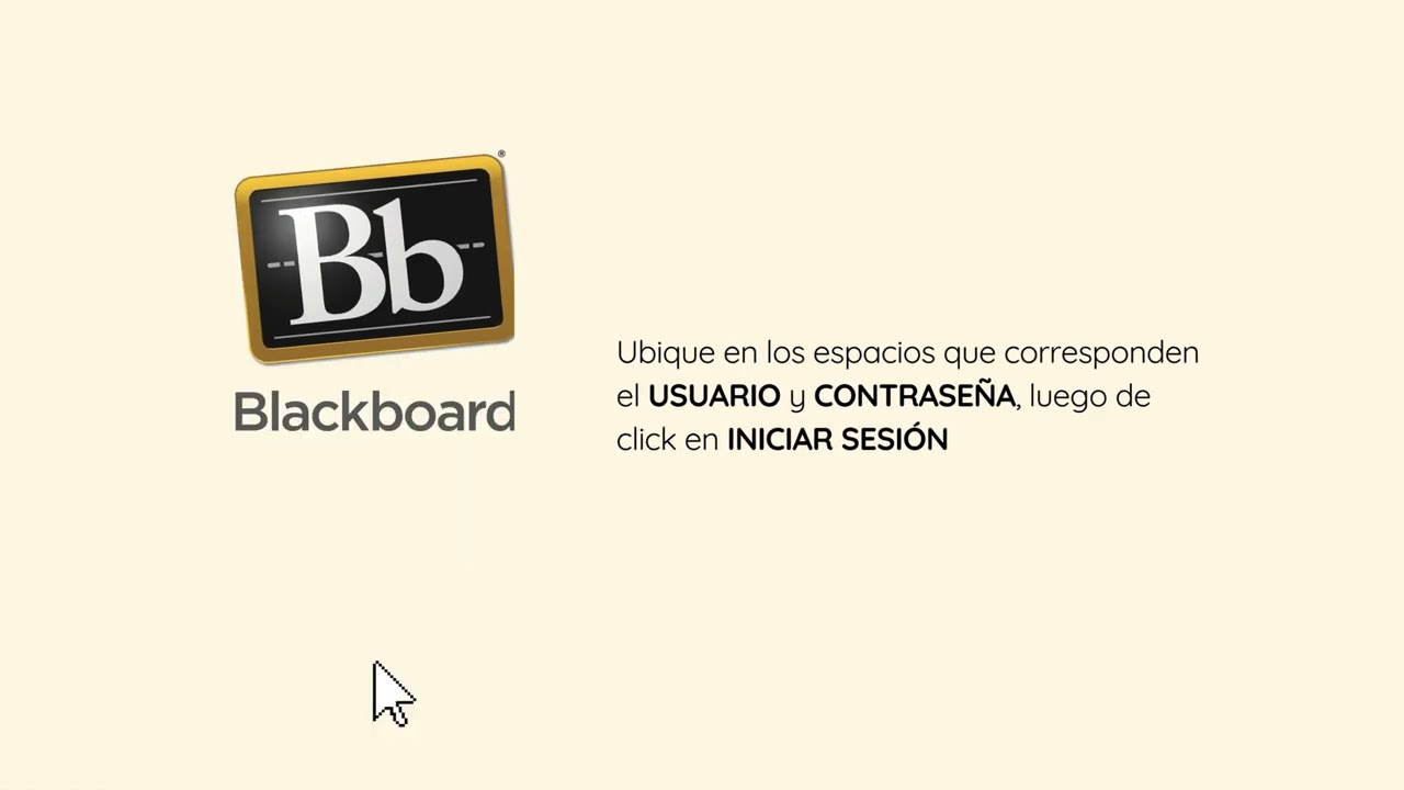 VIDEO INSTRUCCIONES PARA ACCEDER A PLATAFORMA BLACKBOARD AVFP