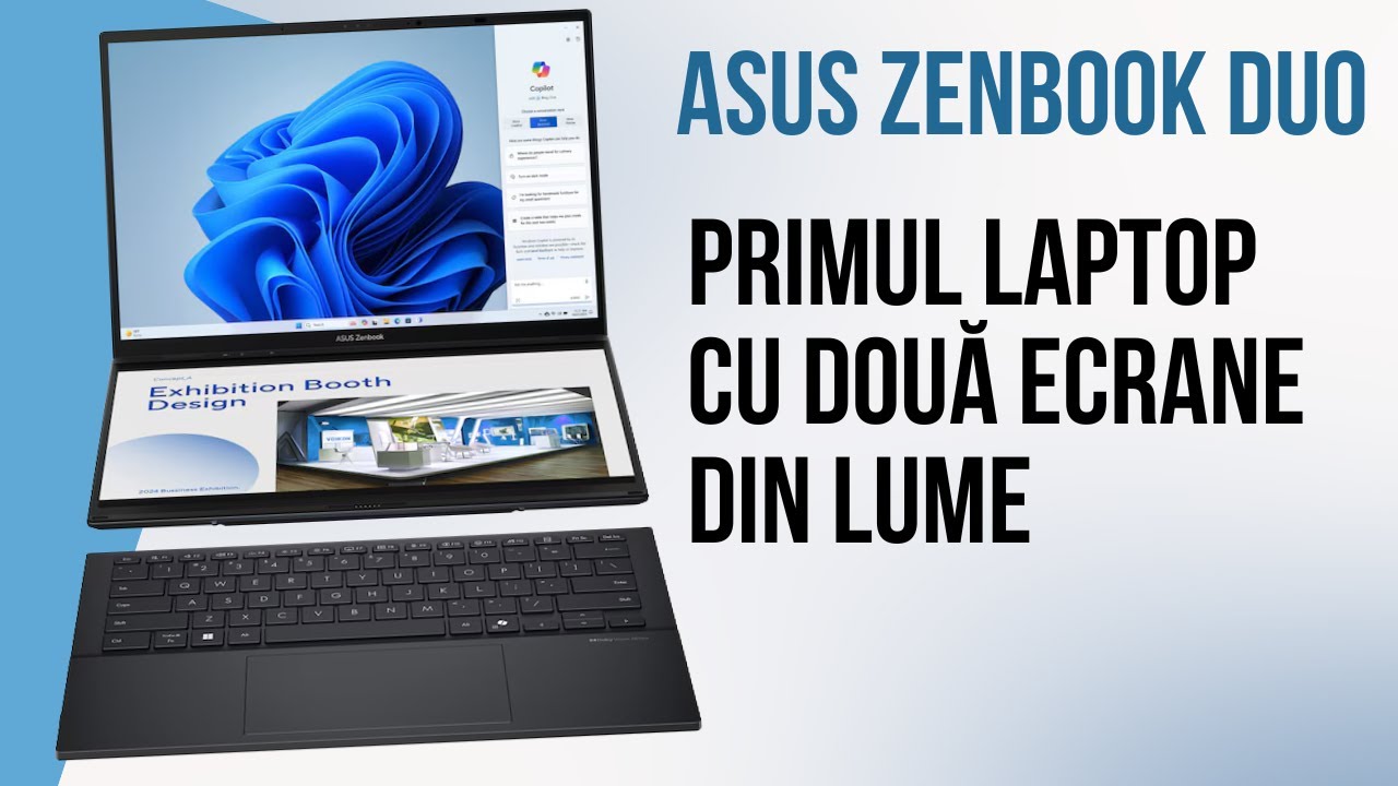 ASUS a creat laptopul perfect cu două ecrane OLED 3K!