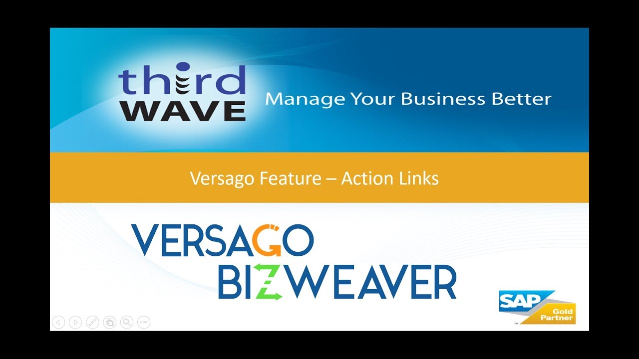 Versago Feature - Action Links Report