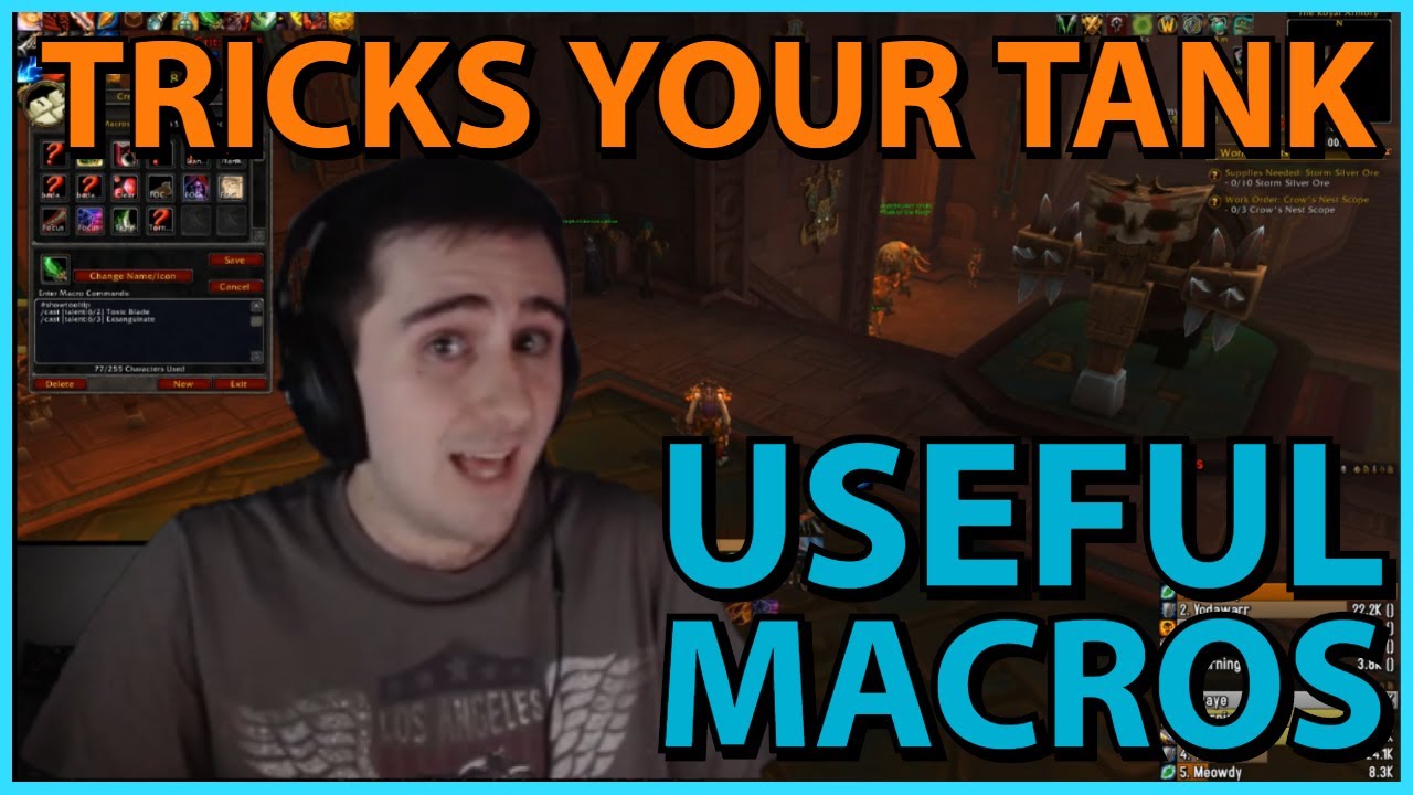 WoW Macro Guide: Tricks of the Trade (and macros for talents!)