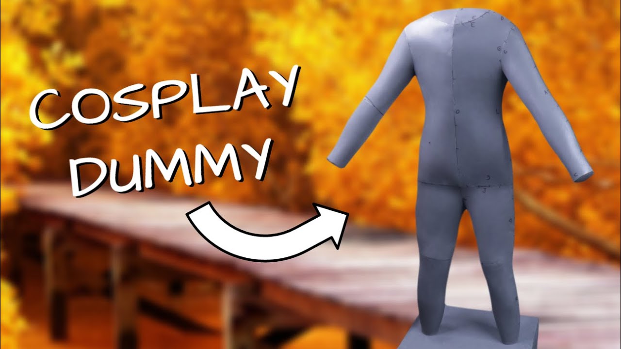 Make Your Own Cosplay DUMMY Out Of Foam | With Templates
