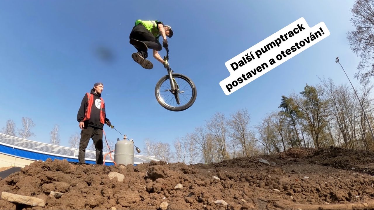 Pumptrack postaven a otestován!!