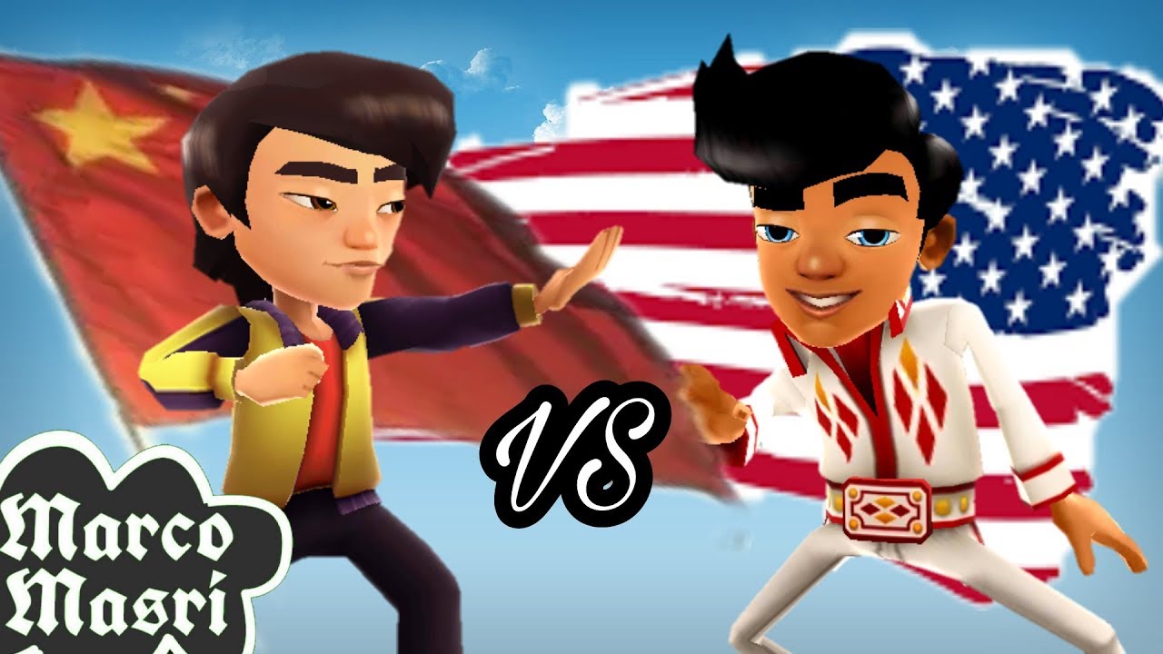 AMERICAN SURFERS vs CHINESE SURFERS | Subway Surfers | Marco Masri