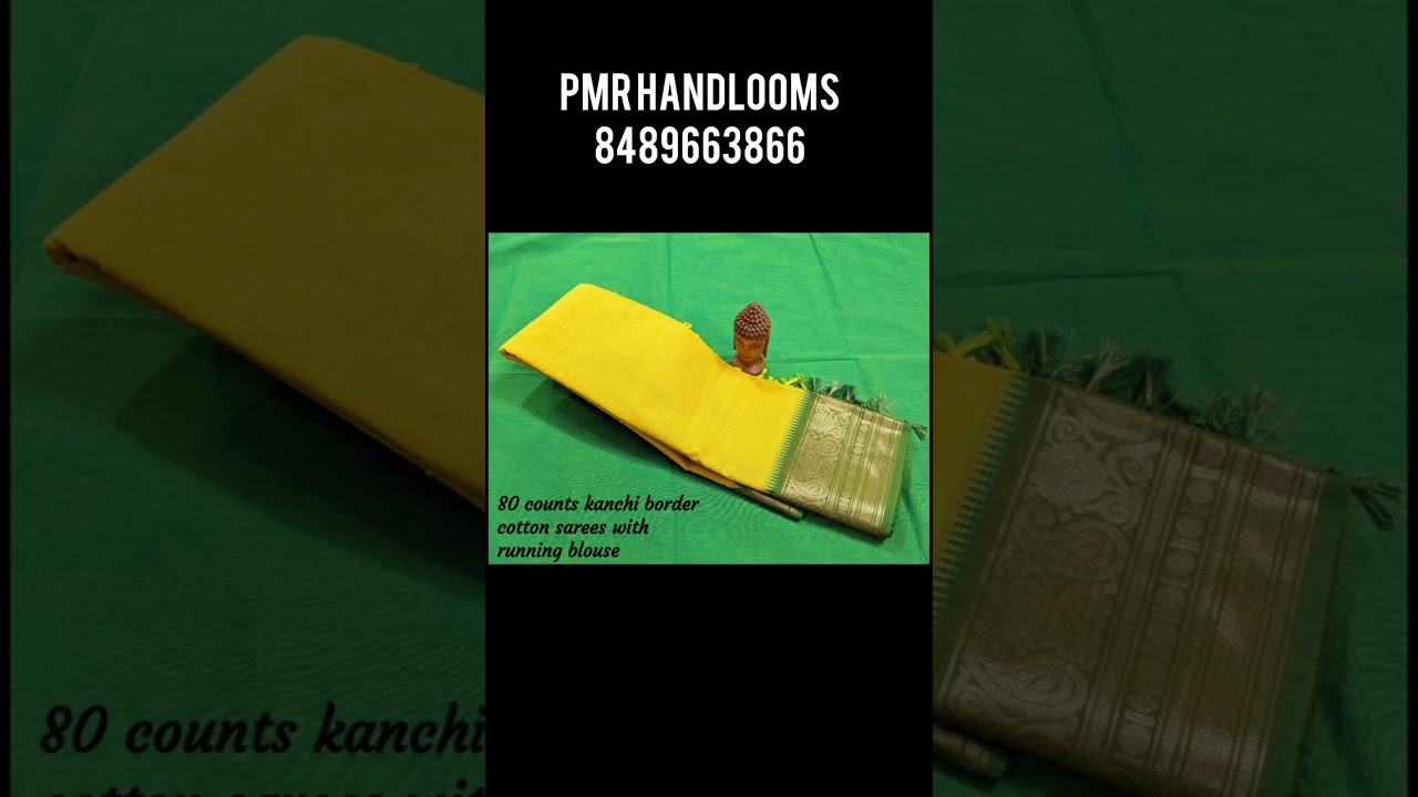 @pmrcotton chettinad cotton sarees 80 counts