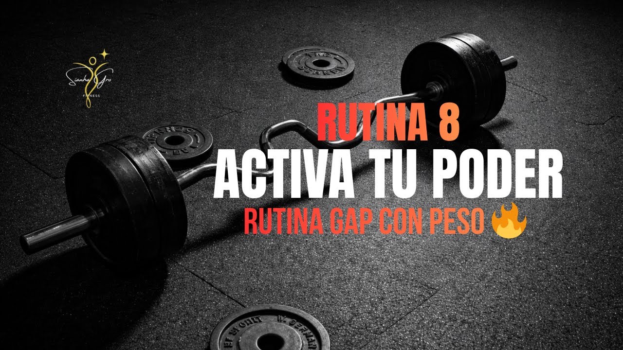 Rutina GAP con peso 🔥 Glúteos, piernas y abdomen (30 min)