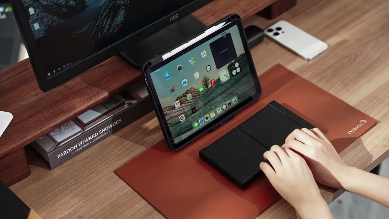 ProtoArc TP Foldable Keyboard: Compact, Wireless & Built-in Trackpad!