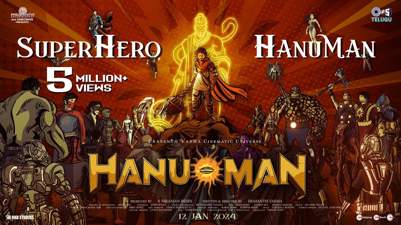 SuperHero HanuMan From HANU-MAN | Prasanth Varma | Teja Sajja | Anudeep Dev | Telugu New Song