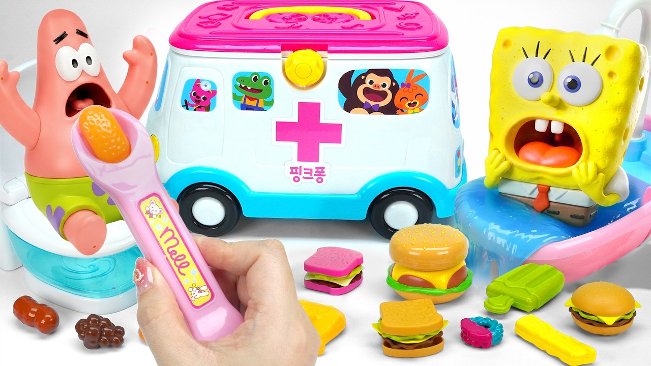 Satisfying Unboxing SPONGEBOB Doctor First Aid Toys ASMR