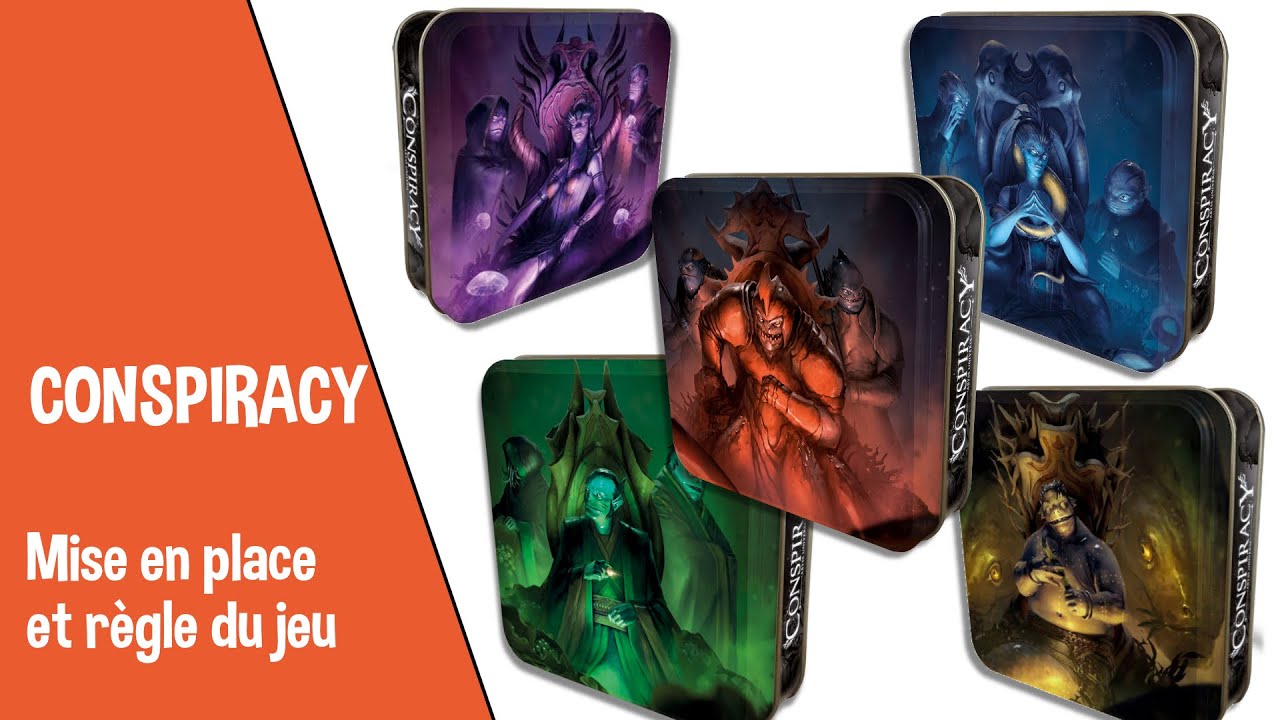 ❓🎲 [Comment... Y JOUER ?] Conspiracy - Abyss Universe - Mise en place et règle du jeu