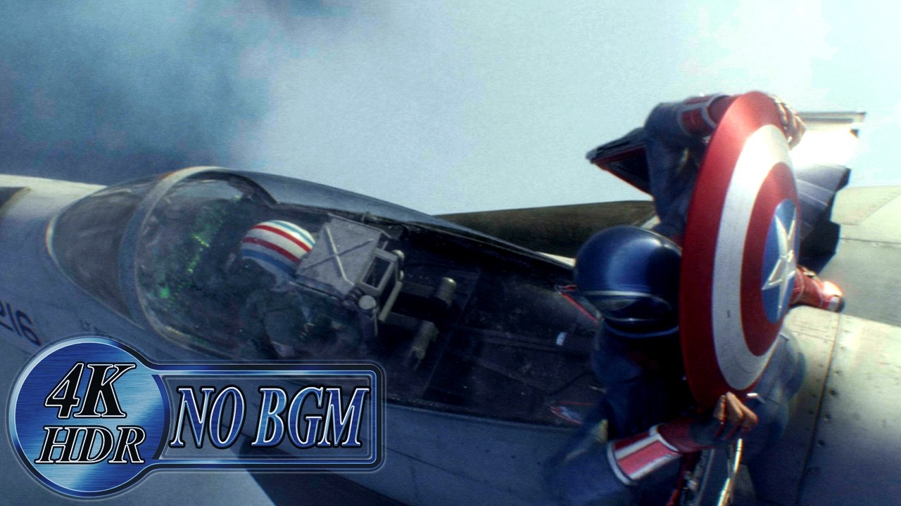 Sam & Falcon vs. Rogue Jets Fight Scene [Celestial Island] [No BGM] Captain America: Brave New World