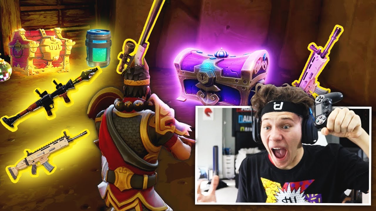 I FOUND THE GREATEST CHEST EVER *UNREAL LOOT* Fortnite: Battle Royale