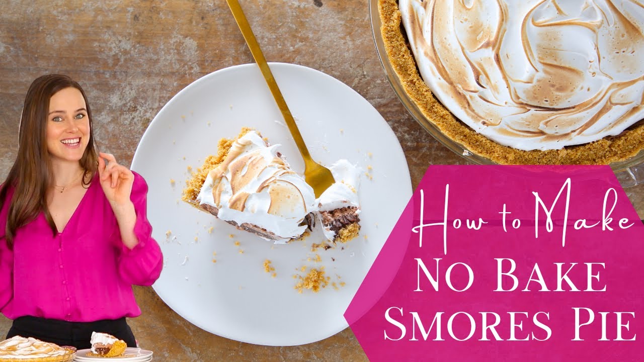 HOW TO MAKE NO BAKE SMORES PIE: A magnificently layered pie with super easy mousse!
