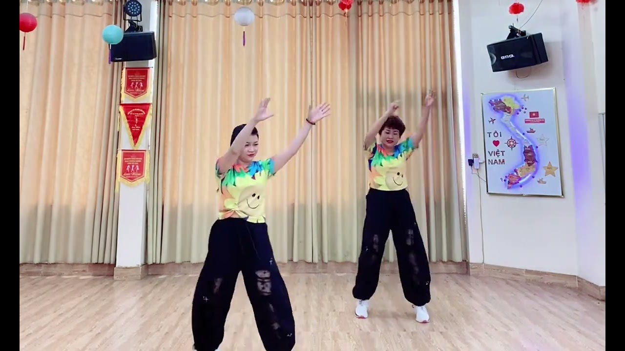 Mây nhẹ che trăng - dân vũ Trung Hoa - CLB Vũ điệu cuộc sống Sông Công 2 
