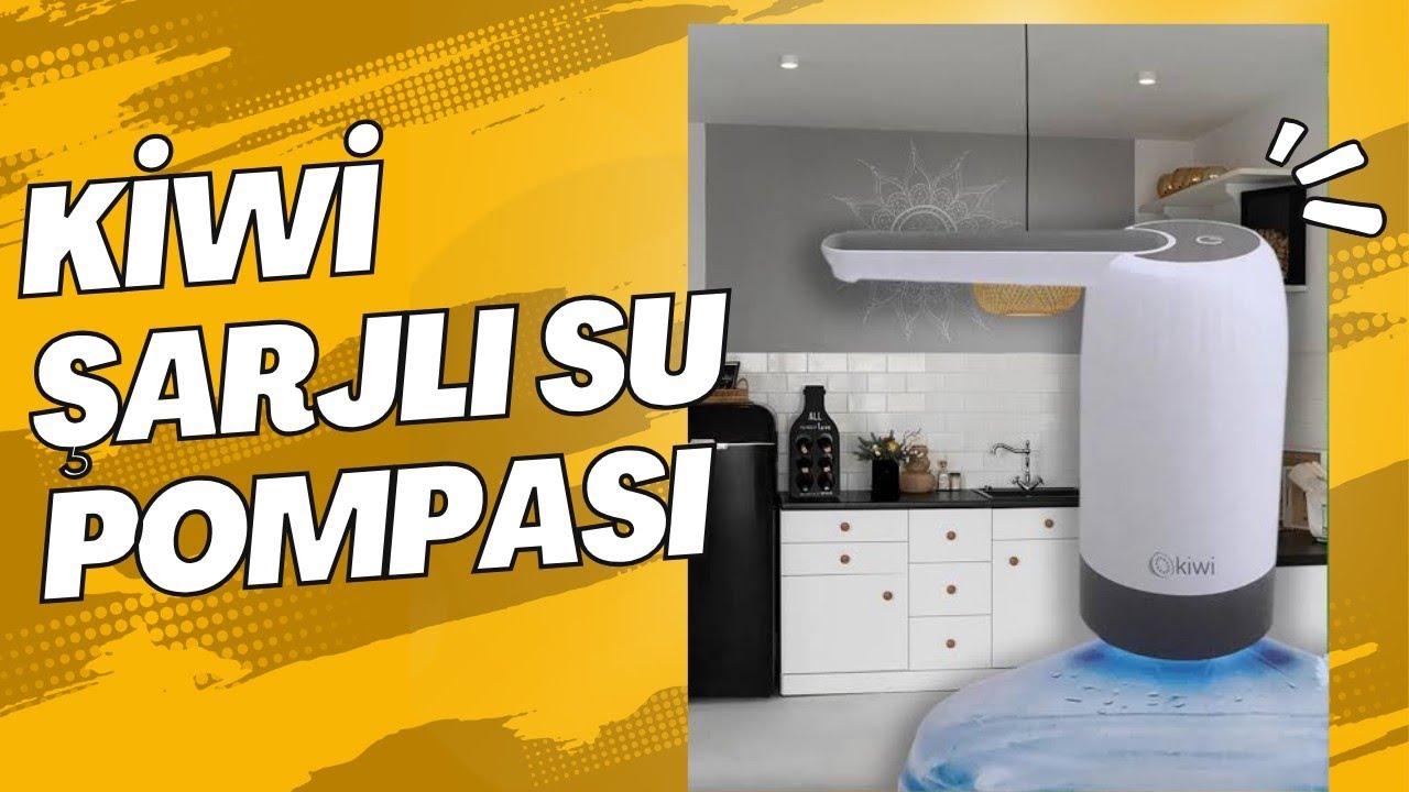 Kiwi Şarjlı Su Pompası Kutu Açılımı ve İnceleme #reklamdegildir