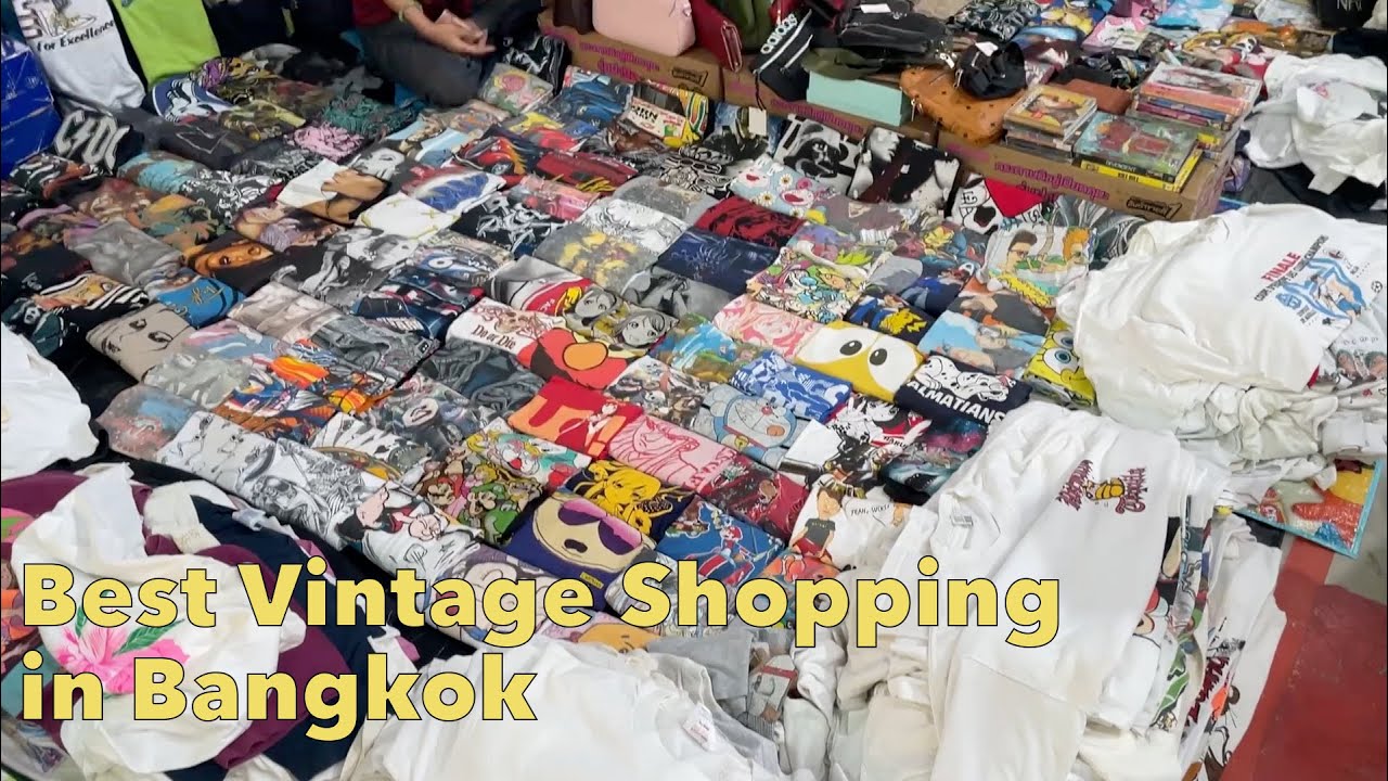 Vintage Shopping in Bangkok Thailand