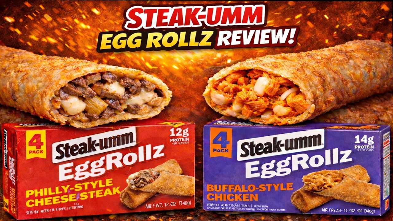 Обзор Steak-umm EggRollz 🔥 Филадельфийский чизстейк и курица по-буффало!