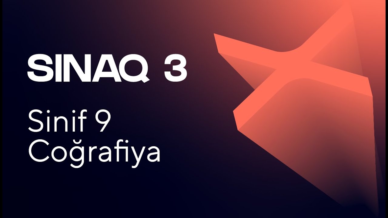 Coğrafiya 9-cu sinif   Güvən Sınaq 3   Qrup fənləri üzrə