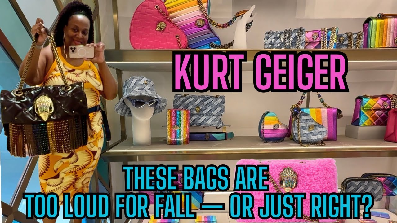 Коллекция Kurt Geiger осень-2025 | Сумки, кошельки, обувь Kensington и другие яркие находки!