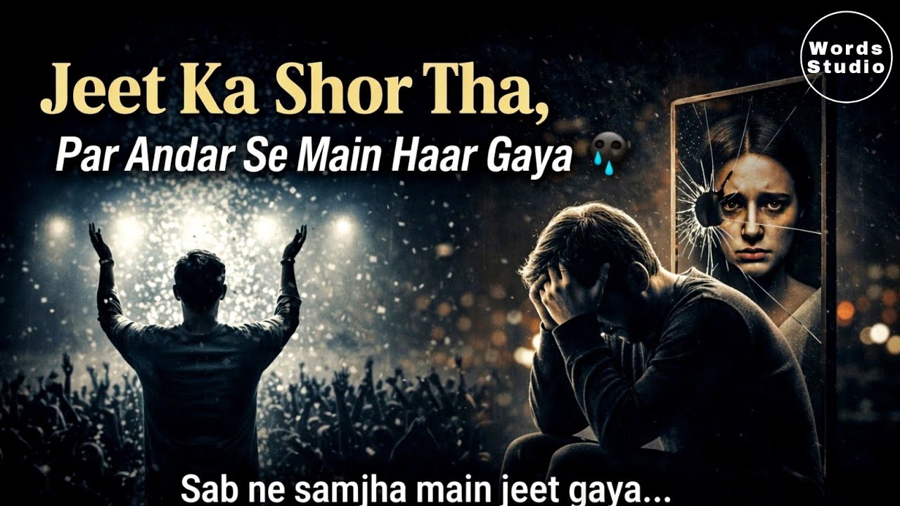 Jeet Ka Shor Tha, Par Andar Se Main Haar Gaya
