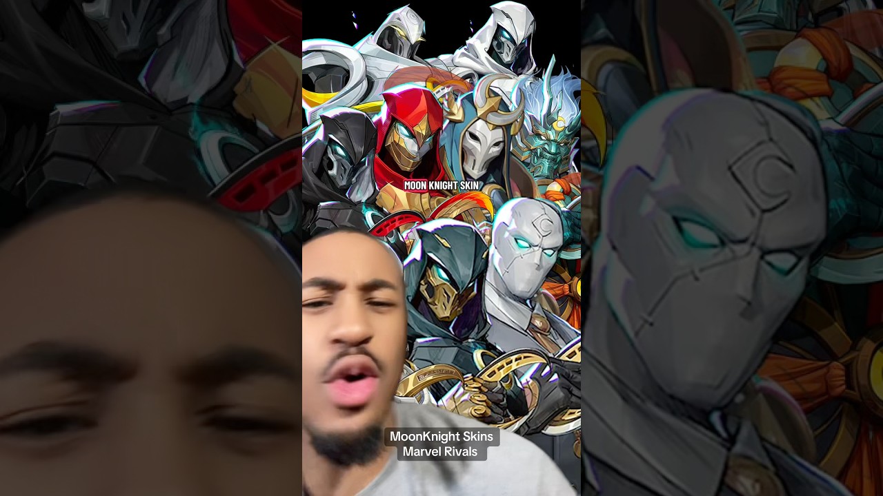 Raiting MoonKnight Skins Marvel Rivals #moonknight #marvel #marvelrivals #shorts #short #trending