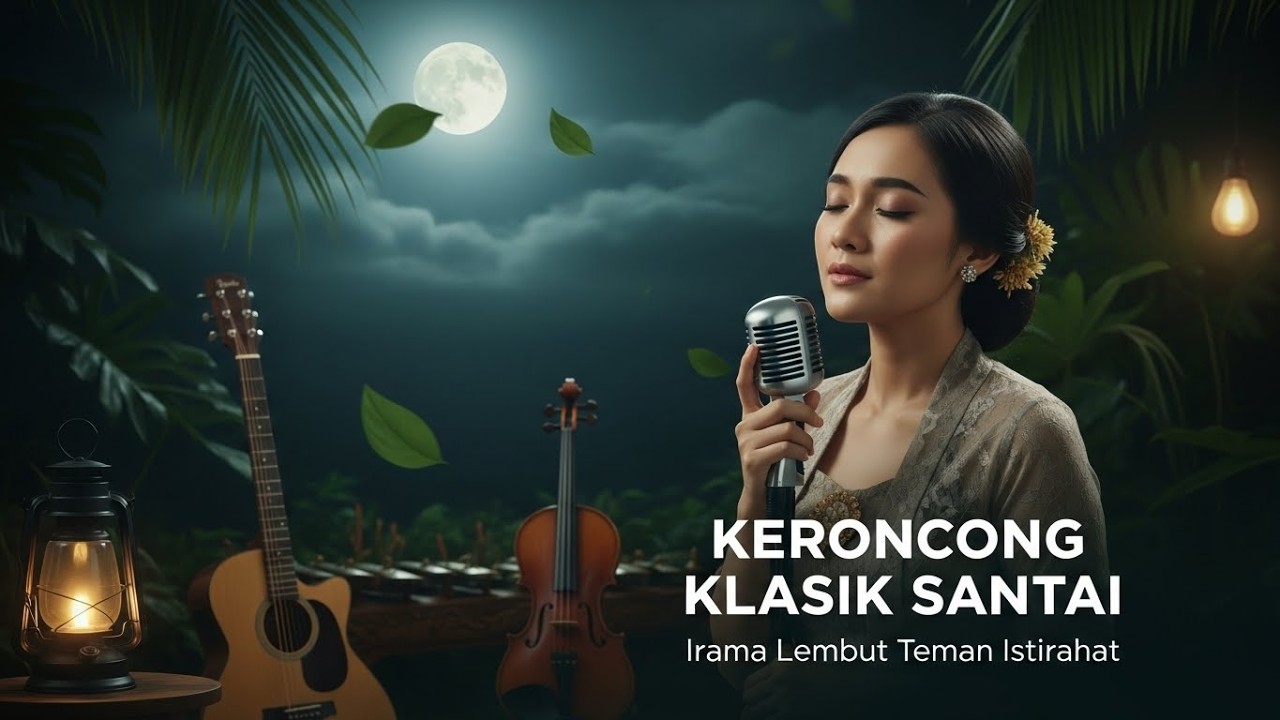 Keroncong Klasik Nonstop 🌙🎻 | Musik Nostalgia Hujan Romantis Tanpa Iklan