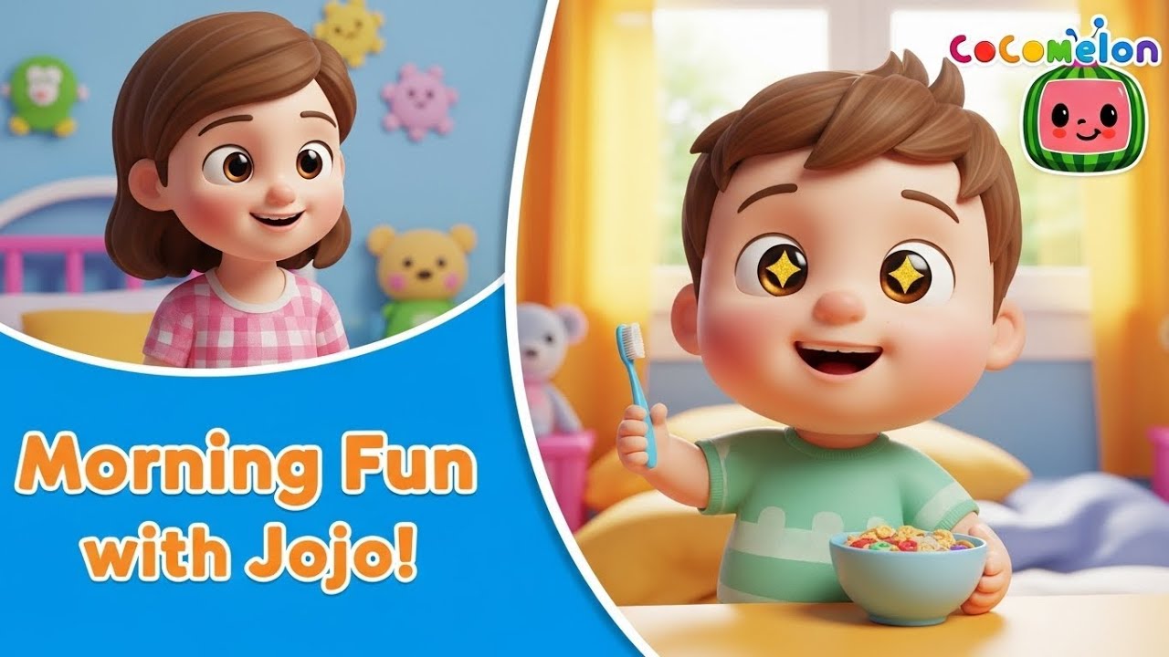 Jojo’s Morning Adventure | Fun 3D Cartoons for Kids | Learning & Playtime!