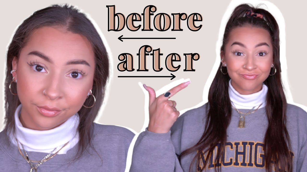 How to Apply Clip In Extensions on Thin Hair | FT. CURLSQUEEN