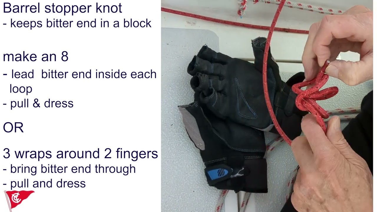 3 kyle barrel stopper knots