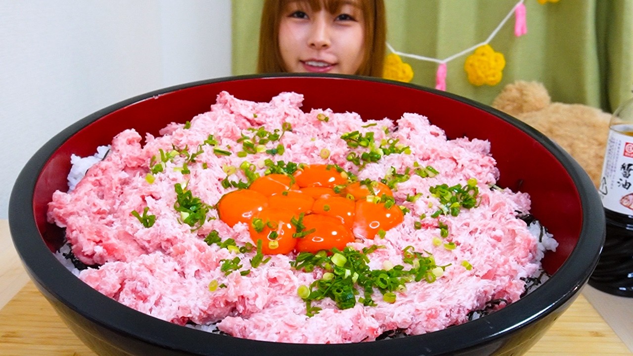 【大食い】5合のネギトロ丼