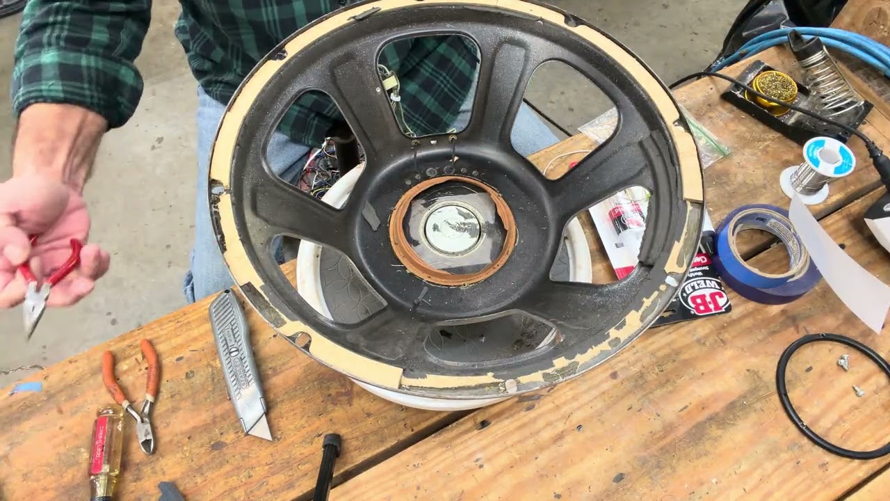 Reconing a Jensen P15LL speaker