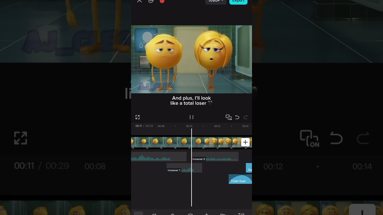 Emoji Movie Voice over 🌚 #cringe #capcut #edit #voiceacting