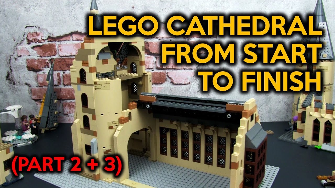 Custom LEGO Cathedral MOC - Building a MOC from Start to Finish (Part 2 & 3)