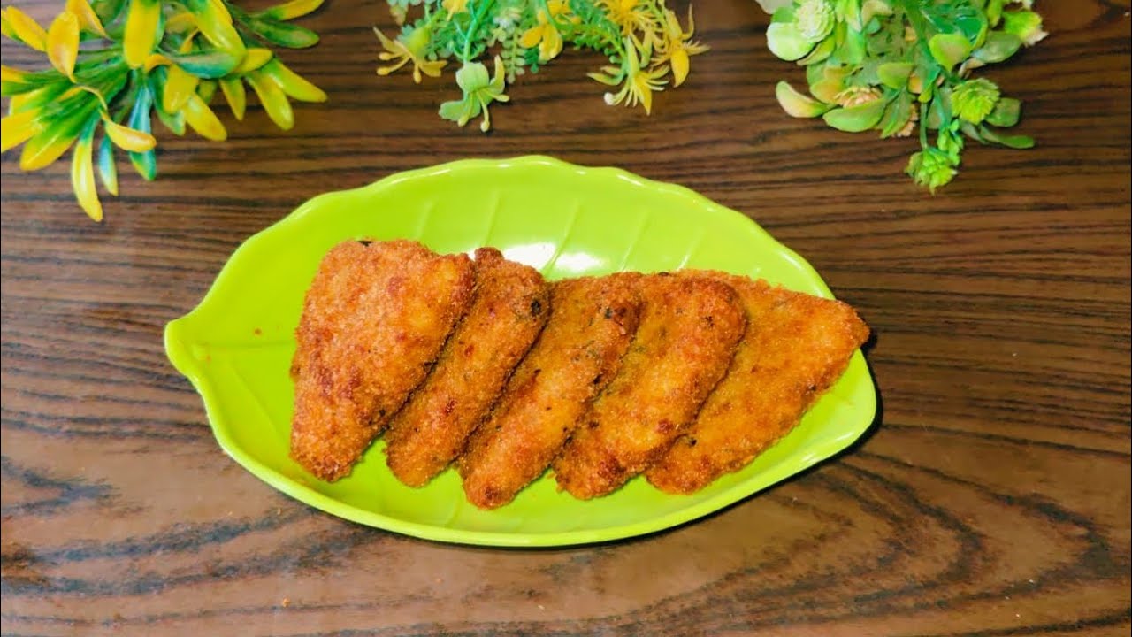New recipe triangle shape Kabab chicken aloo kabab recipe