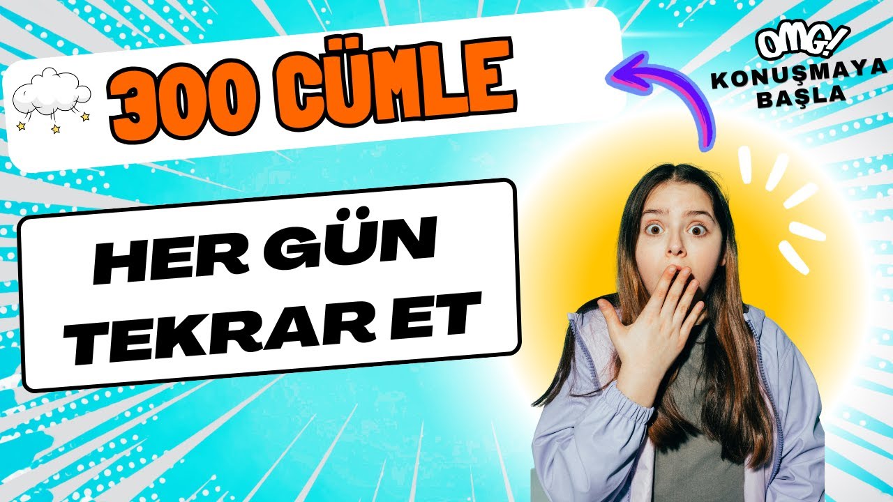 EN SIK KULLANILAN B1 B2 SEVİYESİNDE CÜMLELER | İNGİLİZCE ÖĞRENMENİN EN KOLAY YOLU | HER GÜN DİNLE