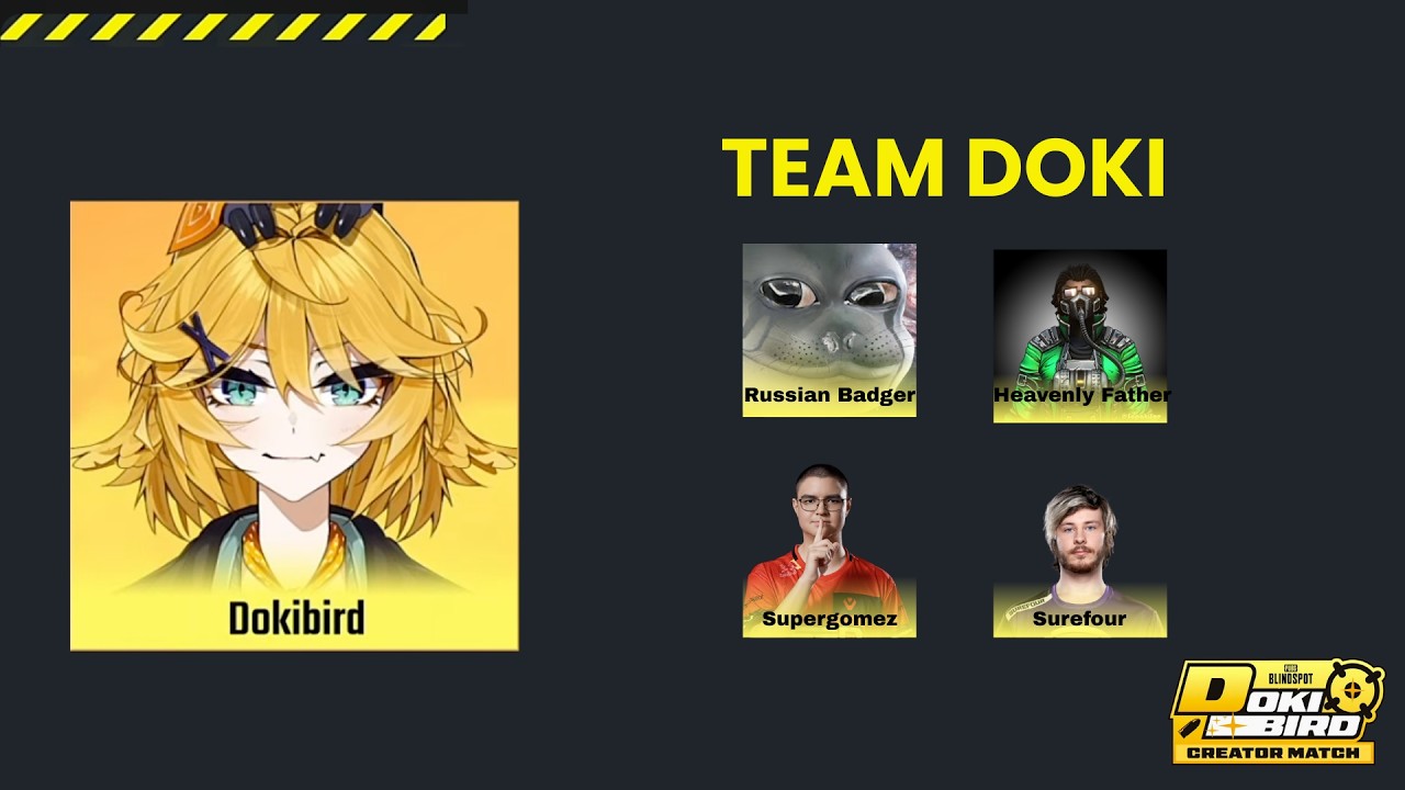 【PUBG: BLINDSPOT $15k CREATOR MATCH】Day 2 time #PUBGPartner【Dokibird】